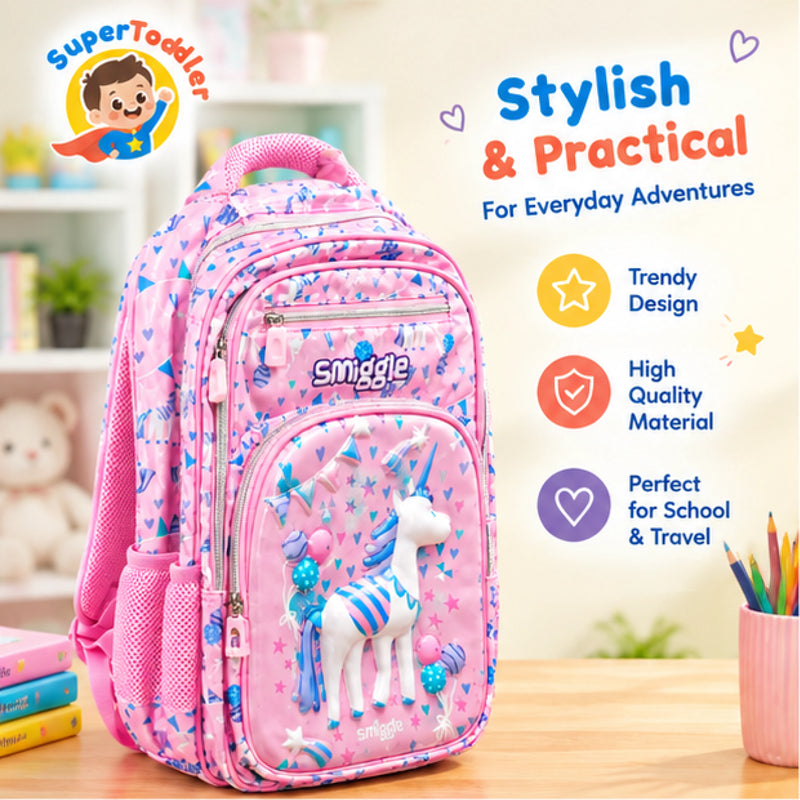 Unicorn Kids Backpack – Cute School Bag for Girls