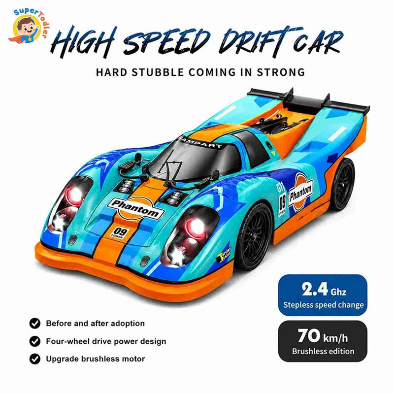 Phantom Pro 09 TopGear 4WD Brushless RC Car – 70 KM/H Hobby Grade High-Speed Truck