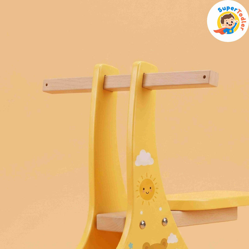 2-in-1 Wooden Balance Walker & Ride-On Trike – Convertible Montessori Push Toy (Ages 2-9 Years)