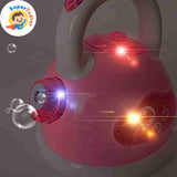 Electric Kettle Bubble Blower Toy – Automatic Tea Pot Bubble Machine with Lights & Sound