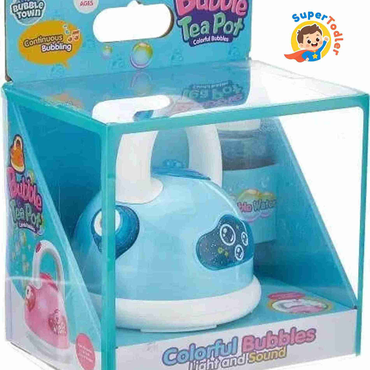 Electric Kettle Bubble Blower Toy – Automatic Tea Pot Bubble Machine with Lights & Sound