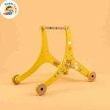 2-in-1 Wooden Balance Walker & Ride-On Trike – Convertible Montessori Push Toy (Ages 2-9 Years)