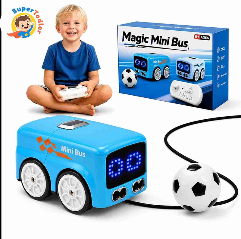 5-in-1 Magic Mini Smart RC Bus – Remote Control Educational Toy Vehicle