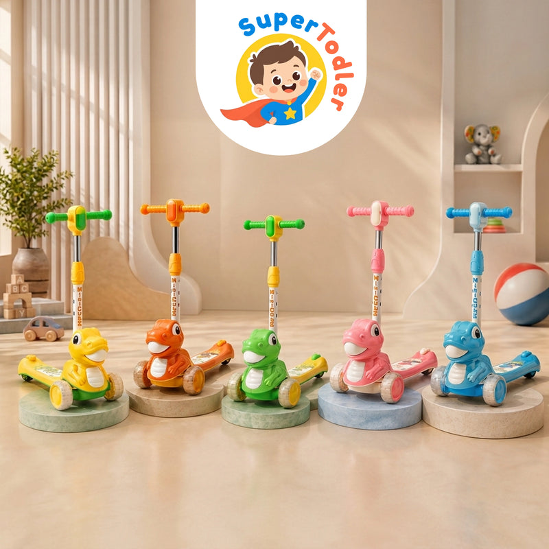 Adventure 3-Wheel Scooter for Toddlers with LED Light-Up Wheels