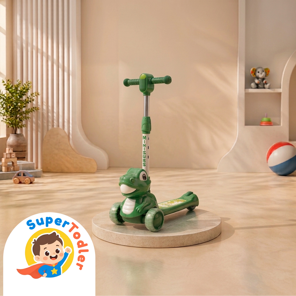 Adventure 3-Wheel Scooter for Toddlers with LED Light-Up Wheels