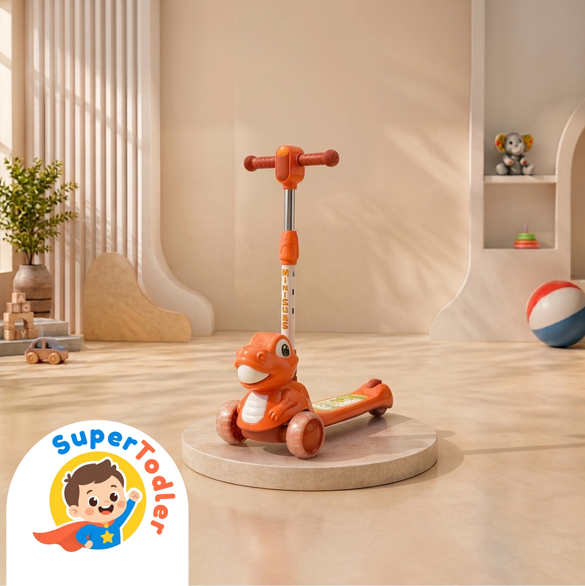 Adventure 3-Wheel Scooter for Toddlers with LED Light-Up Wheels