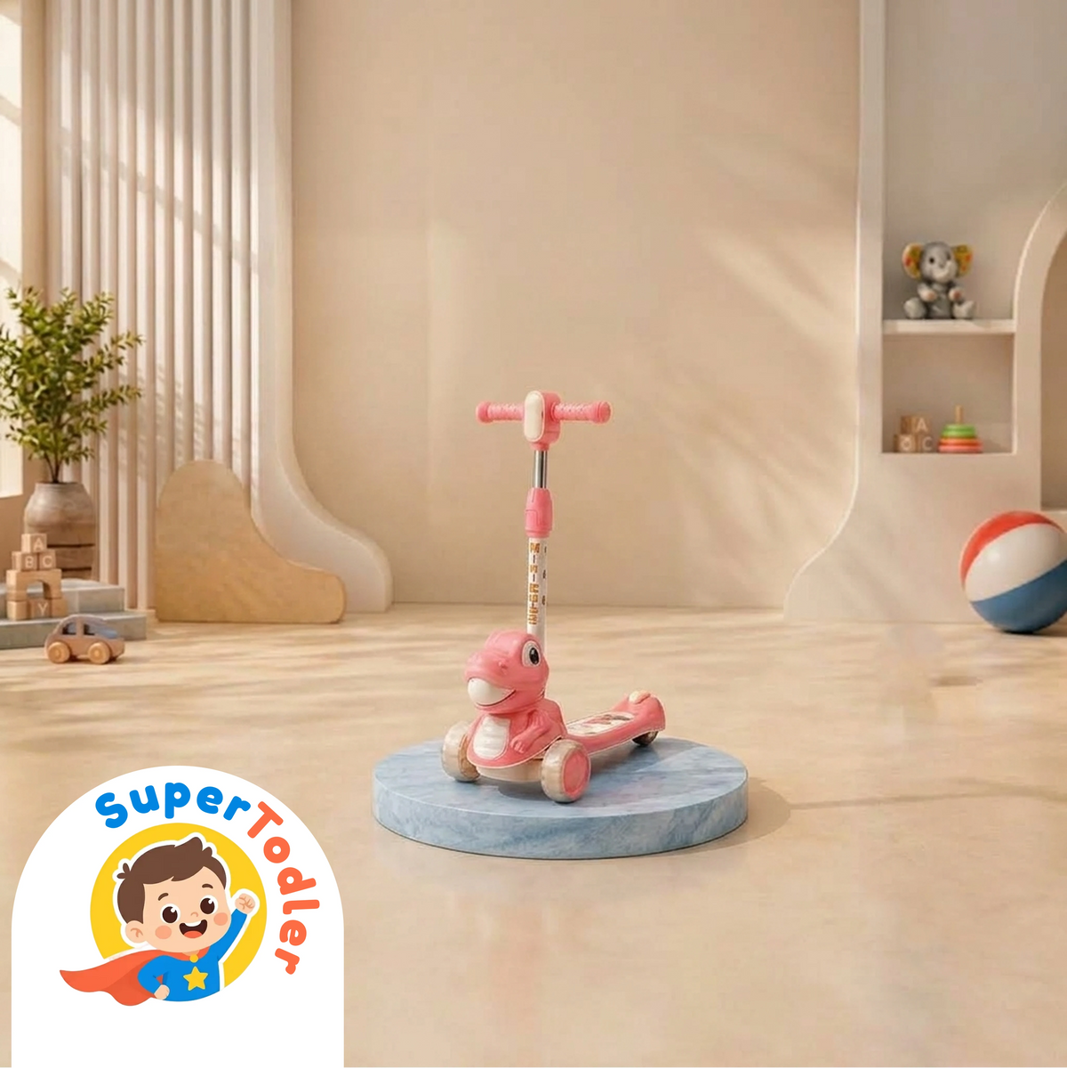 Adventure 3-Wheel Scooter for Toddlers with LED Light-Up Wheels