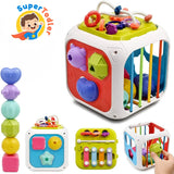 Multifunctional Montessori Sensory Sorting Puzzle Toy