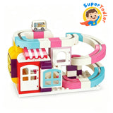 Newest Toys 2026 Plastic Electric Magnetic Scene Building Block RailCar Toys