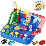 Car Adventure Race Track Puzzle Rail Car City Rescue Playset