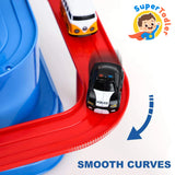 Car Adventure Race Track Puzzle Rail Car City Rescue Playset