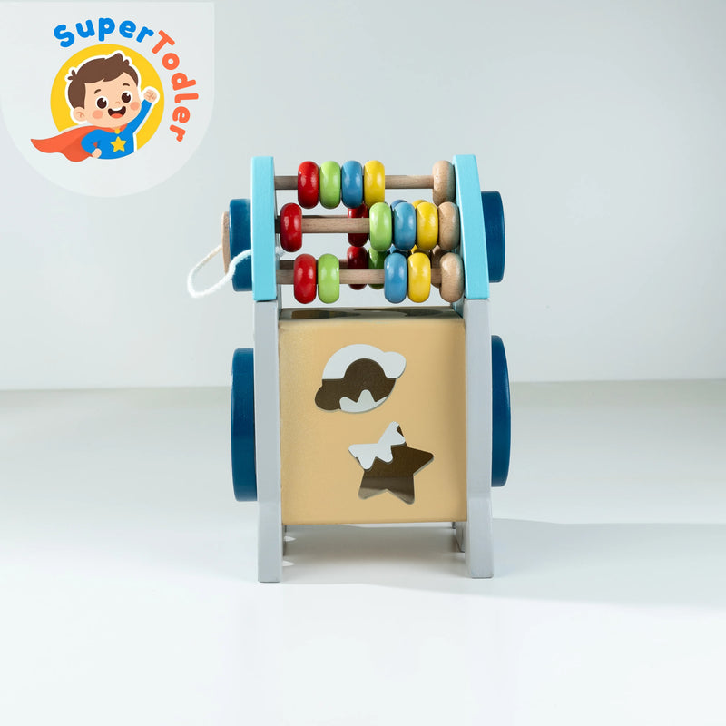 Wooden Rocket Abacus – Montessori Counting & Learning Toy