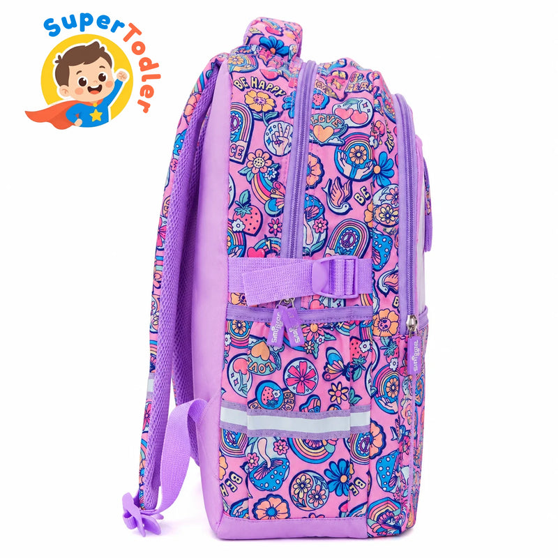 Smiggle Butterfly Bliss 16" Kids School Backpack – Pink Butterfly