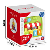 Educational Building Blocks Kids Activity Cube with Music & Light