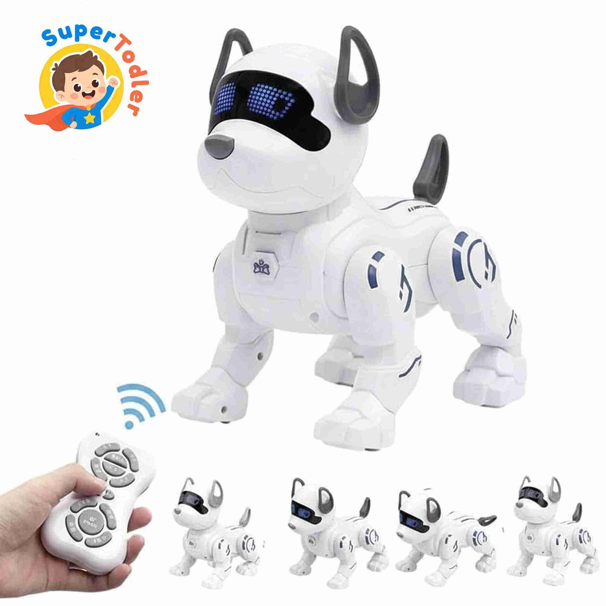 Intelligent Mechanical Robot Dog Toy – AI Remote Control Interactive Smart Pet