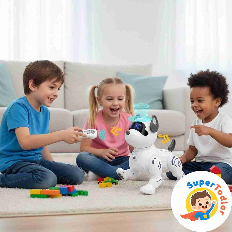 Intelligent Mechanical Robot Dog Toy – AI Remote Control Interactive Smart Pet