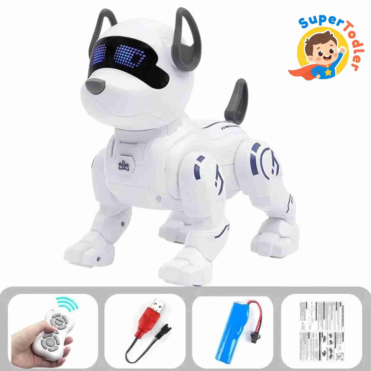 Intelligent Mechanical Robot Dog Toy – AI Remote Control Interactive Smart Pet