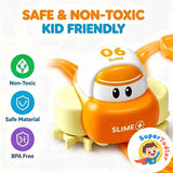 DIY Slime Track Car Kit – Creative Path Following Toy Car with Syringe & Magic Slime