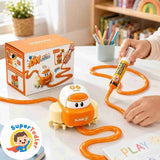 DIY Slime Track Car Kit – Creative Path Following Toy Car with Syringe & Magic Slime