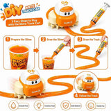 DIY Slime Track Car Kit – Creative Path Following Toy Car with Syringe & Magic Slime