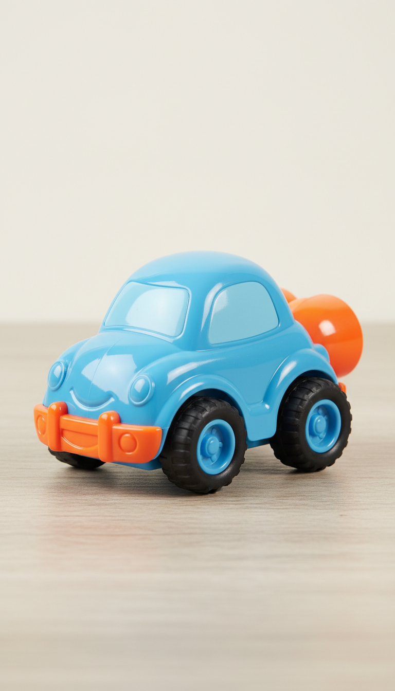 Sky Blue Pull-Back Toy Car