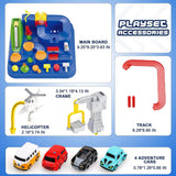 Car Adventure Race Track Puzzle Rail Car City Rescue Playset